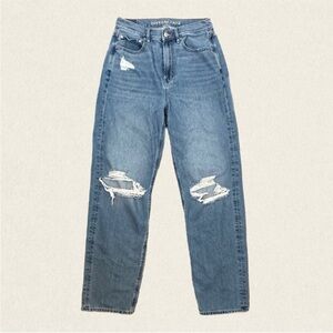 American Eagle Outfitters Blue Distressed Jeans